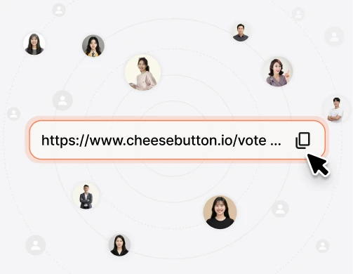 메신저 제약 없는
링크 기반 참여